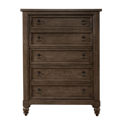 Americana Farmhouse - 5 Drawer Chest - Hornell Furniture Outlet