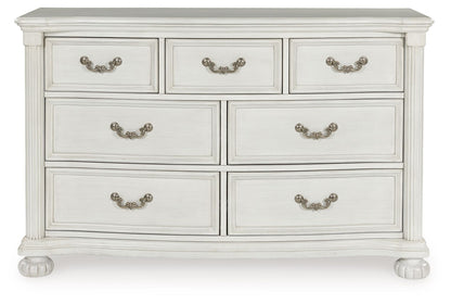 Montelaine - Antique White - Dresser - Hornell Furniture Outlet