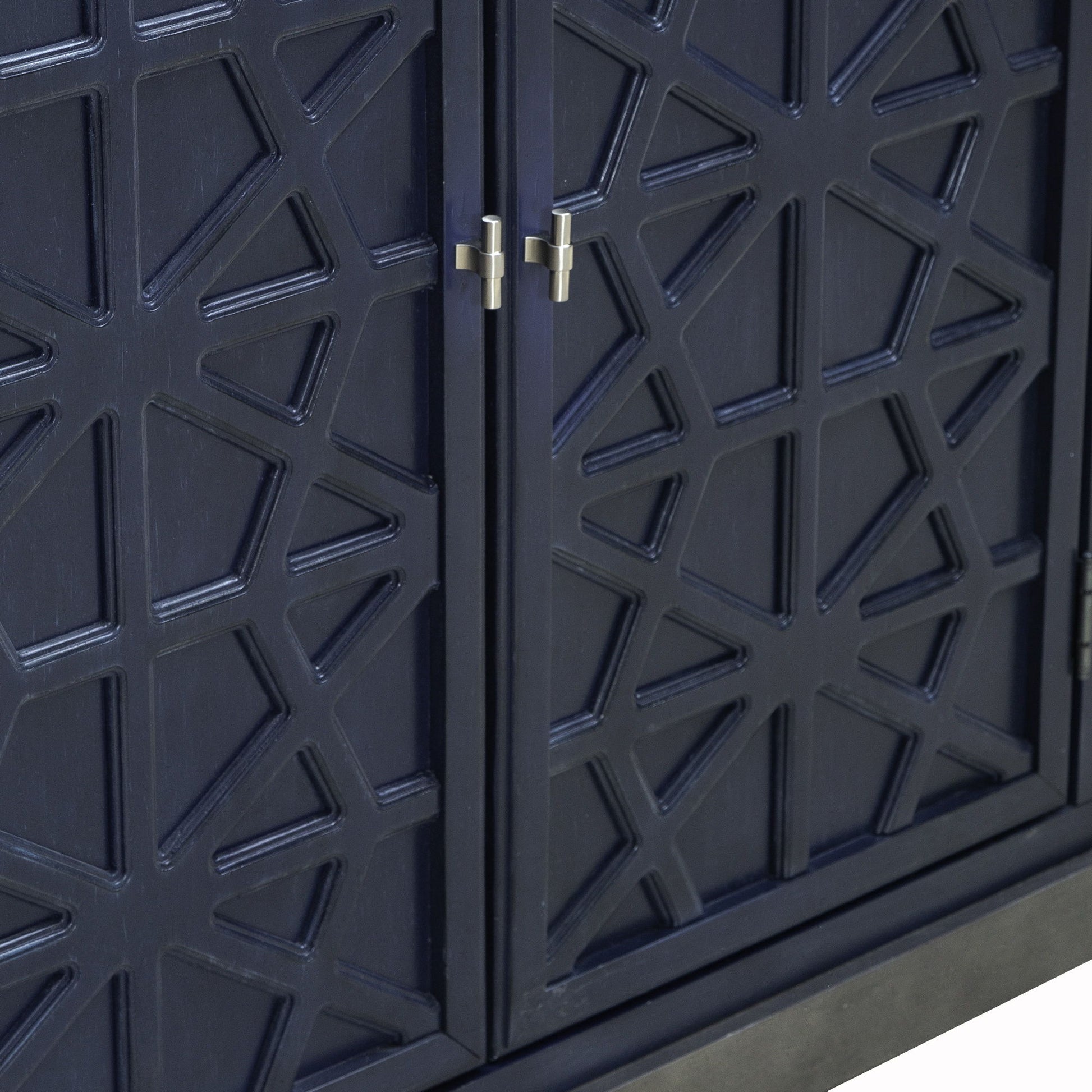 Braxton - Accent Cabinet - Azure Blue - Hornell Furniture Outlet