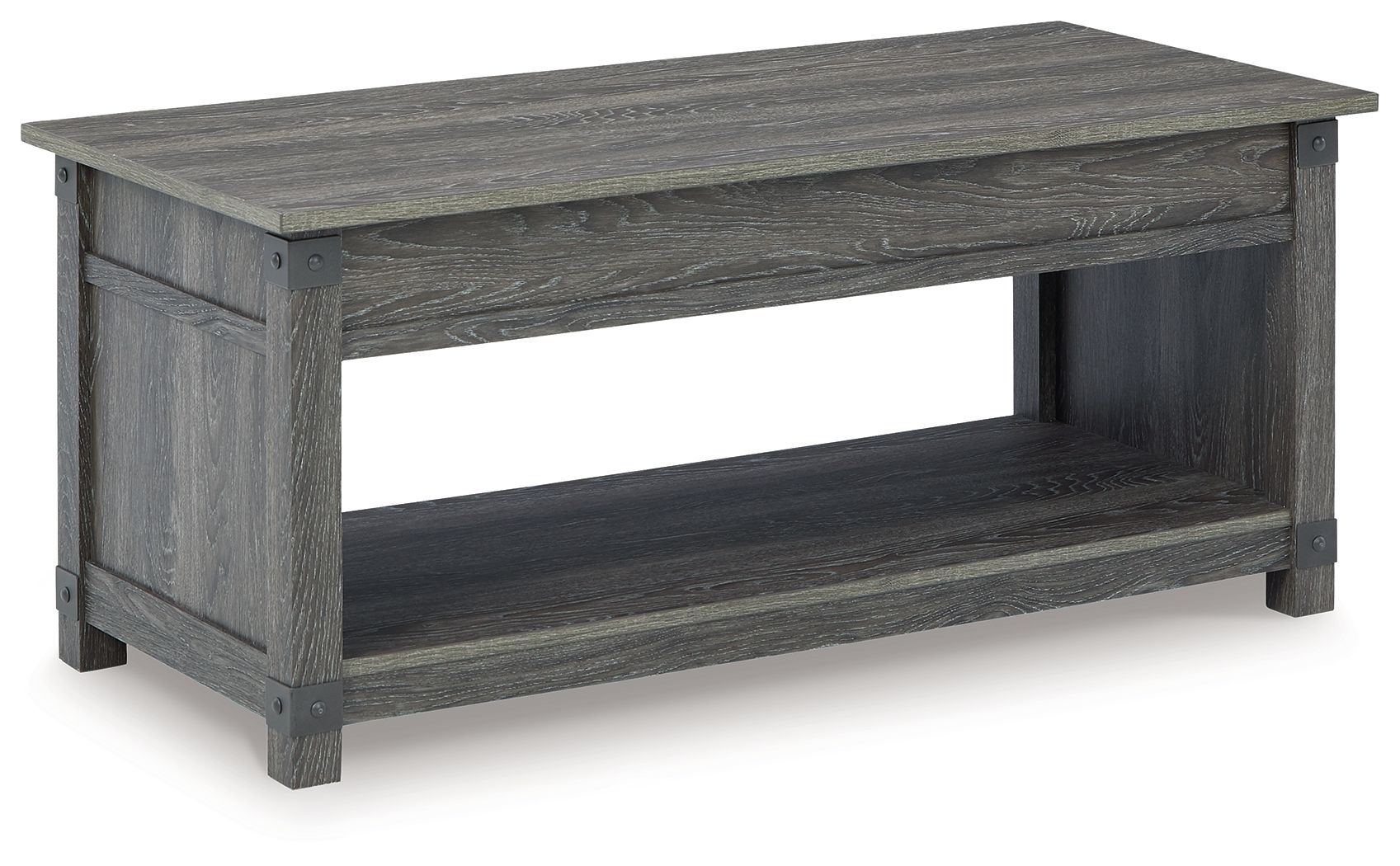 Freedan - Rect Lift Top Cocktail Table - Grayish Brown - Hornell Furniture Outlet