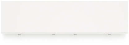 Mollviney - White - Six Drawer Dresser - Hornell Furniture Outlet