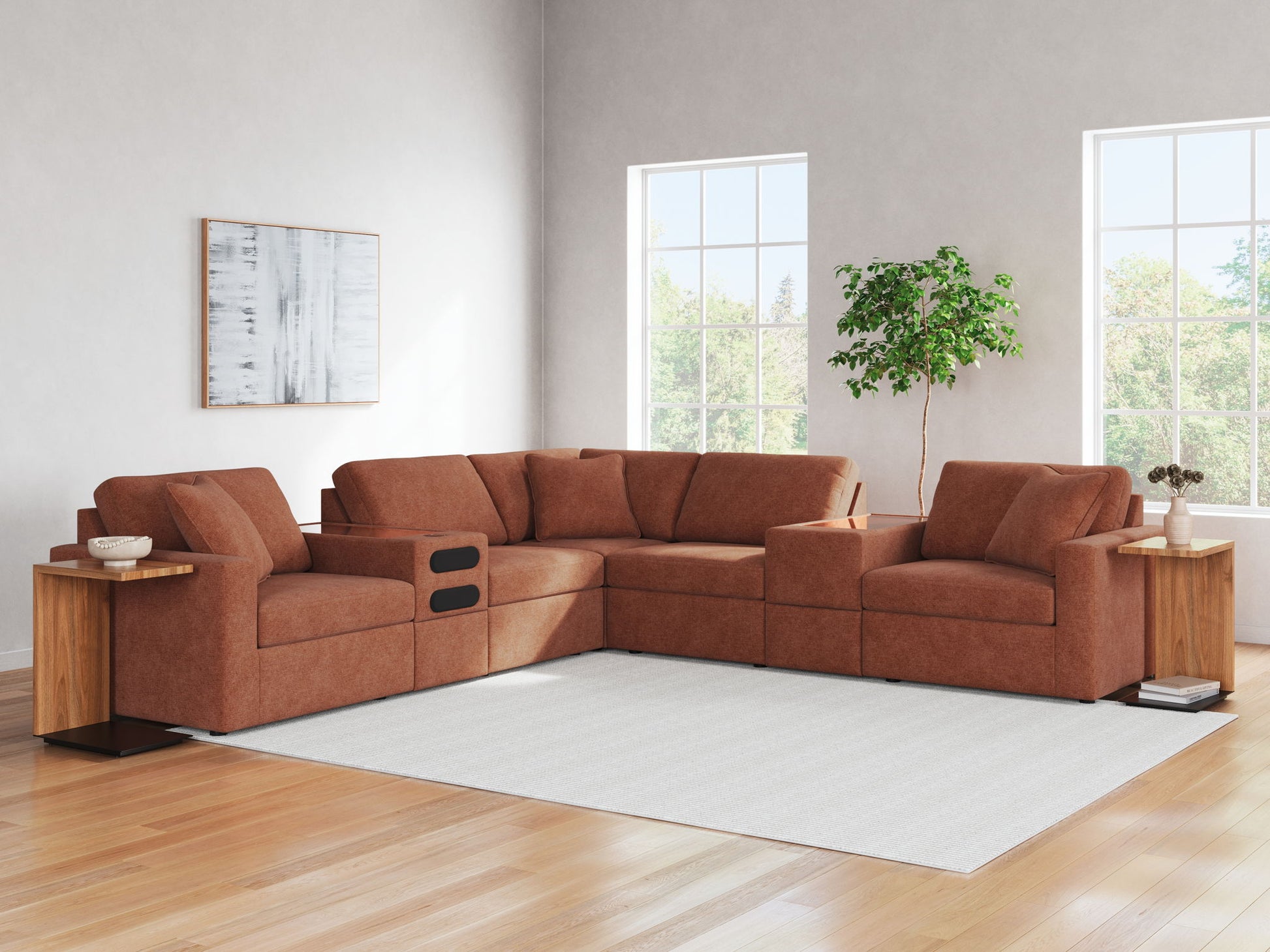 Modmax - Spice - Sectional - Hornell Furniture Outlet