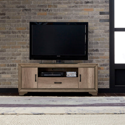 Sun Valley - 60" TV Console - Light Brown - Hornell Furniture Outlet