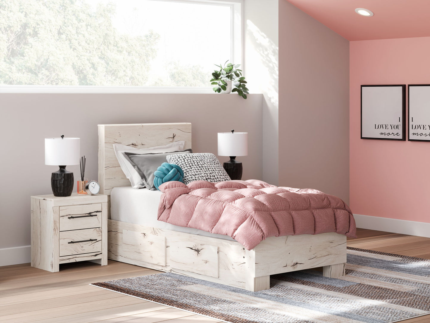 Lawroy - Panel Bed With Storage - Hornell Furniture Outlet