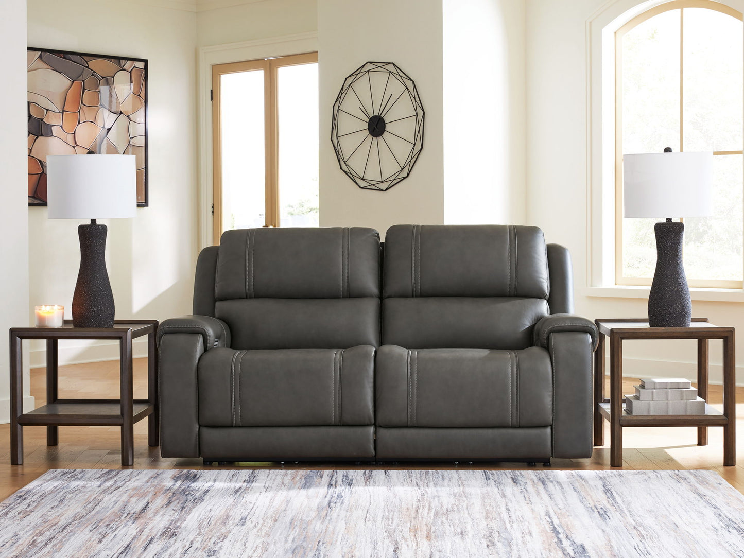 5Z - Pittson - Power Reclining Sectional - Hornell Furniture Outlet