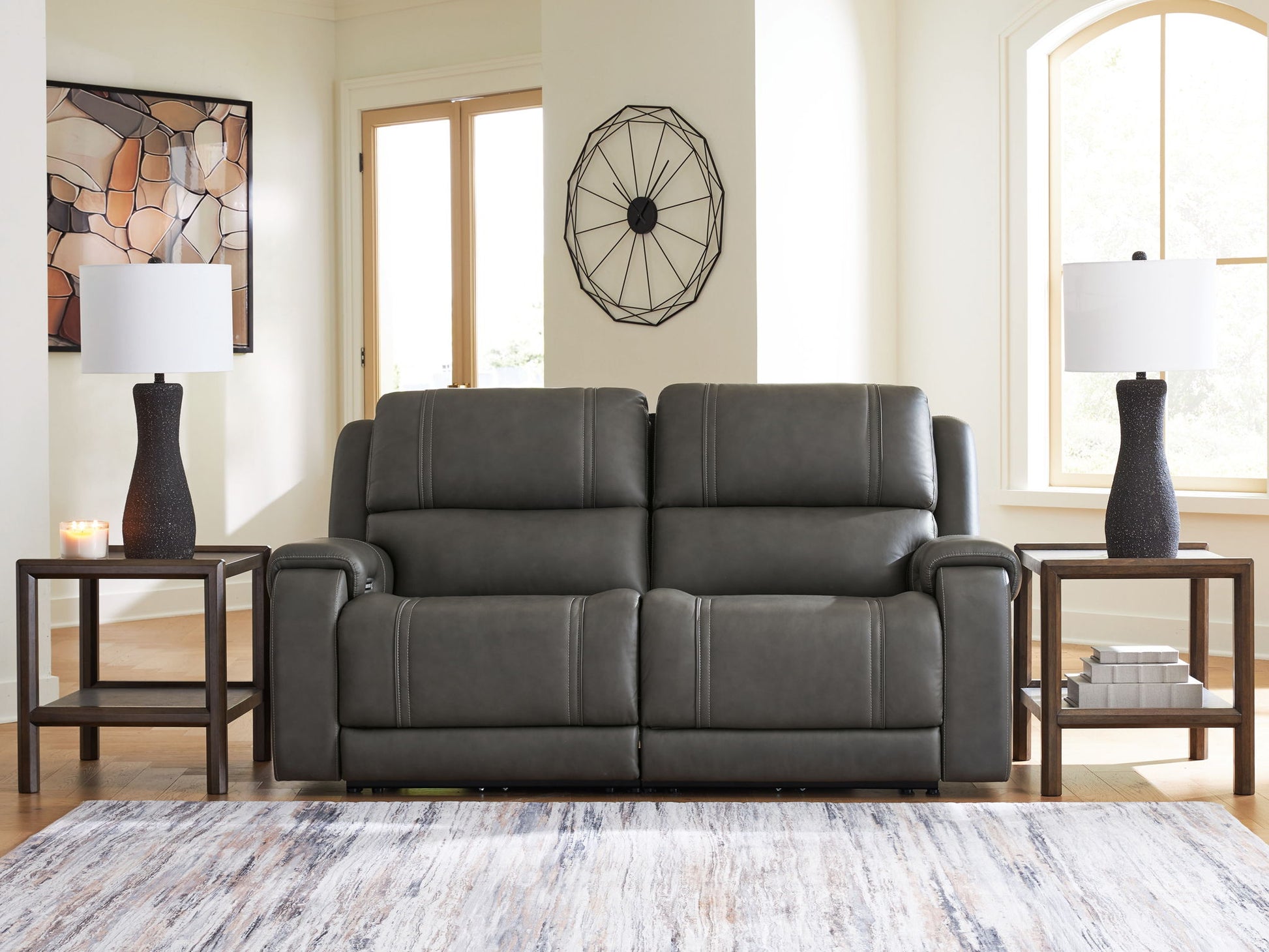 5Z - Pittson - Power Reclining Sectional - Hornell Furniture Outlet