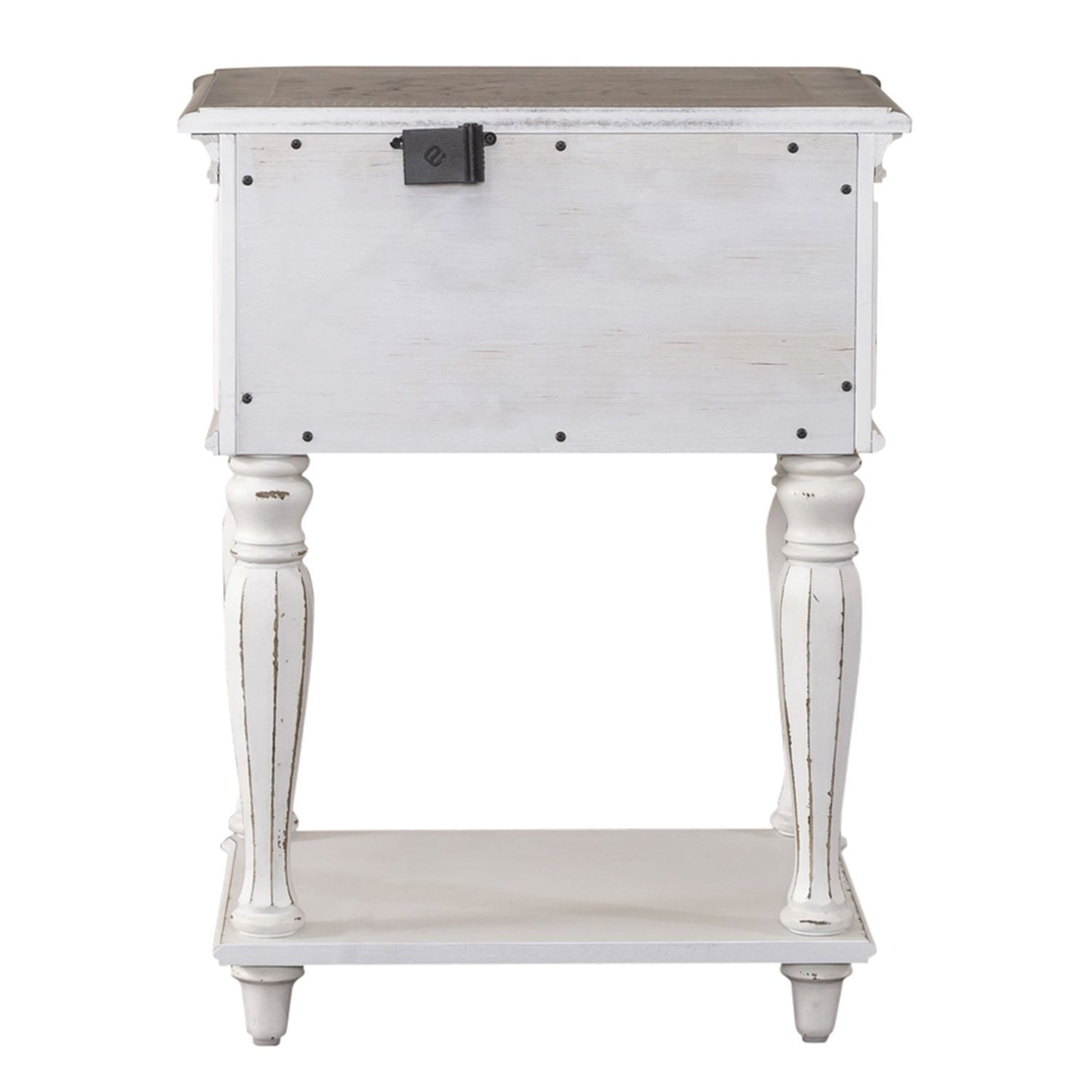 Magnolia Manor - Leg Nightstand - White - Hornell Furniture Outlet