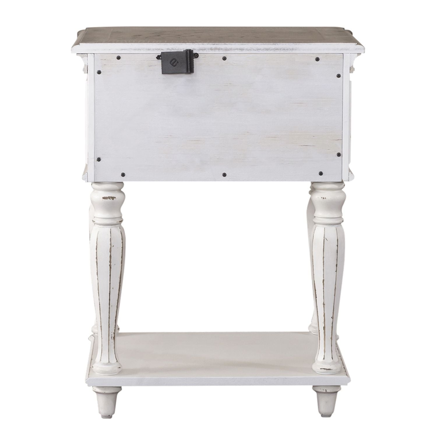 Magnolia Manor - Leg Nightstand - White - Hornell Furniture Outlet