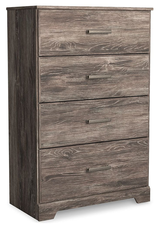 Ralinksi - Four Drawer Chest - Gray - Hornell Furniture Outlet