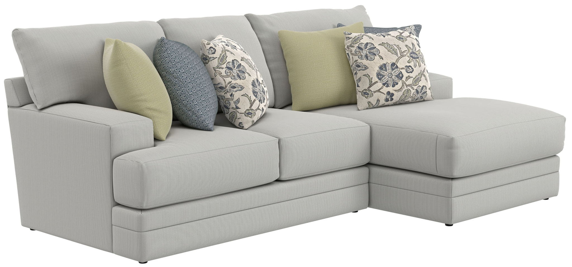 Stockbridge - Sectional With Comfort Coil Seating And 9 Accent Pillows Included - Hornell Furniture Outlet