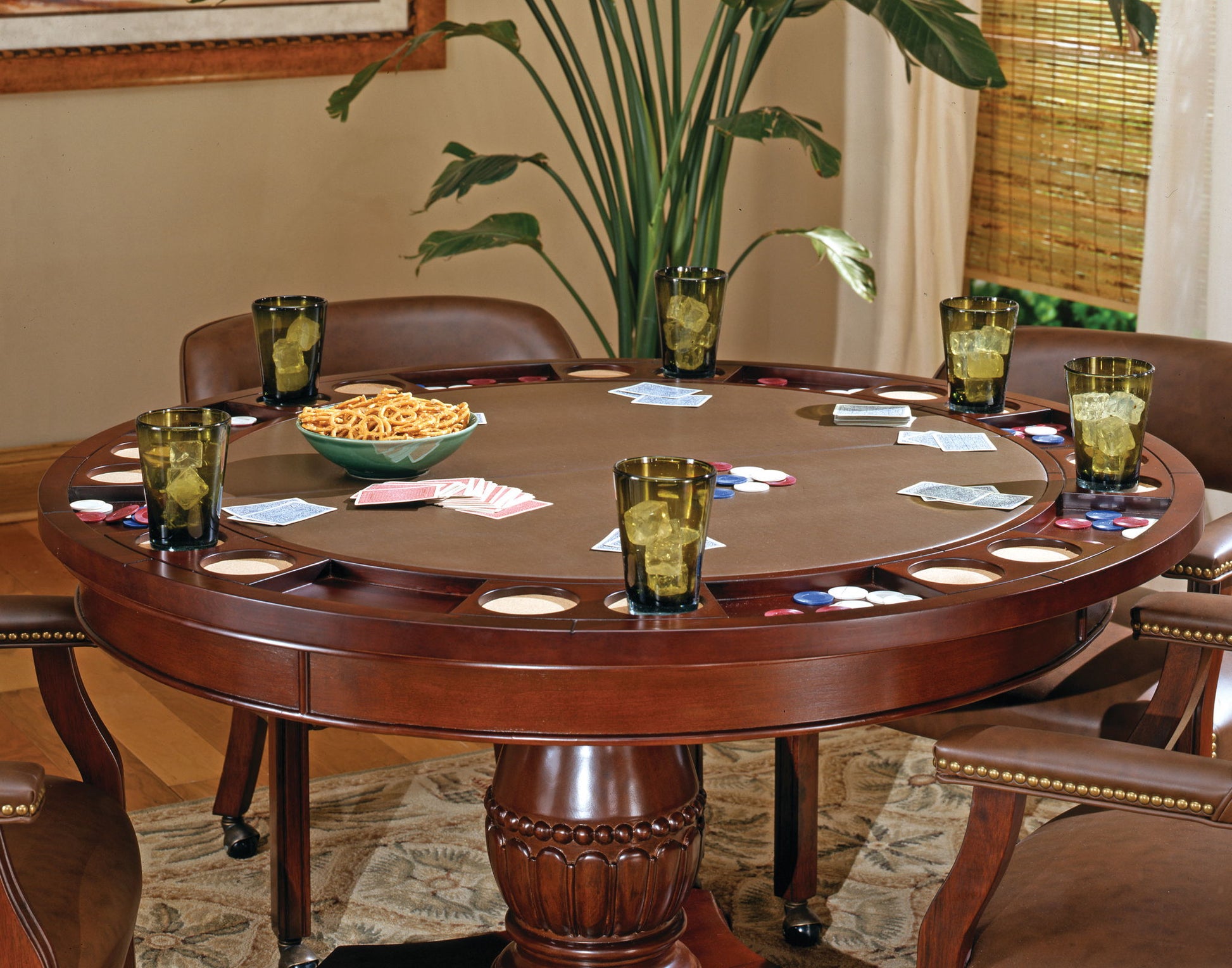 Tournament - Arm Chair With Casters - Hornell Furniture Outlet