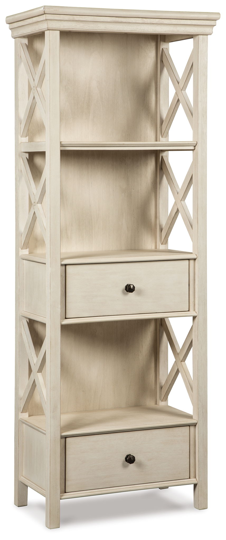 Bolanburg - Display Cabinet - Antique White - Hornell Furniture Outlet