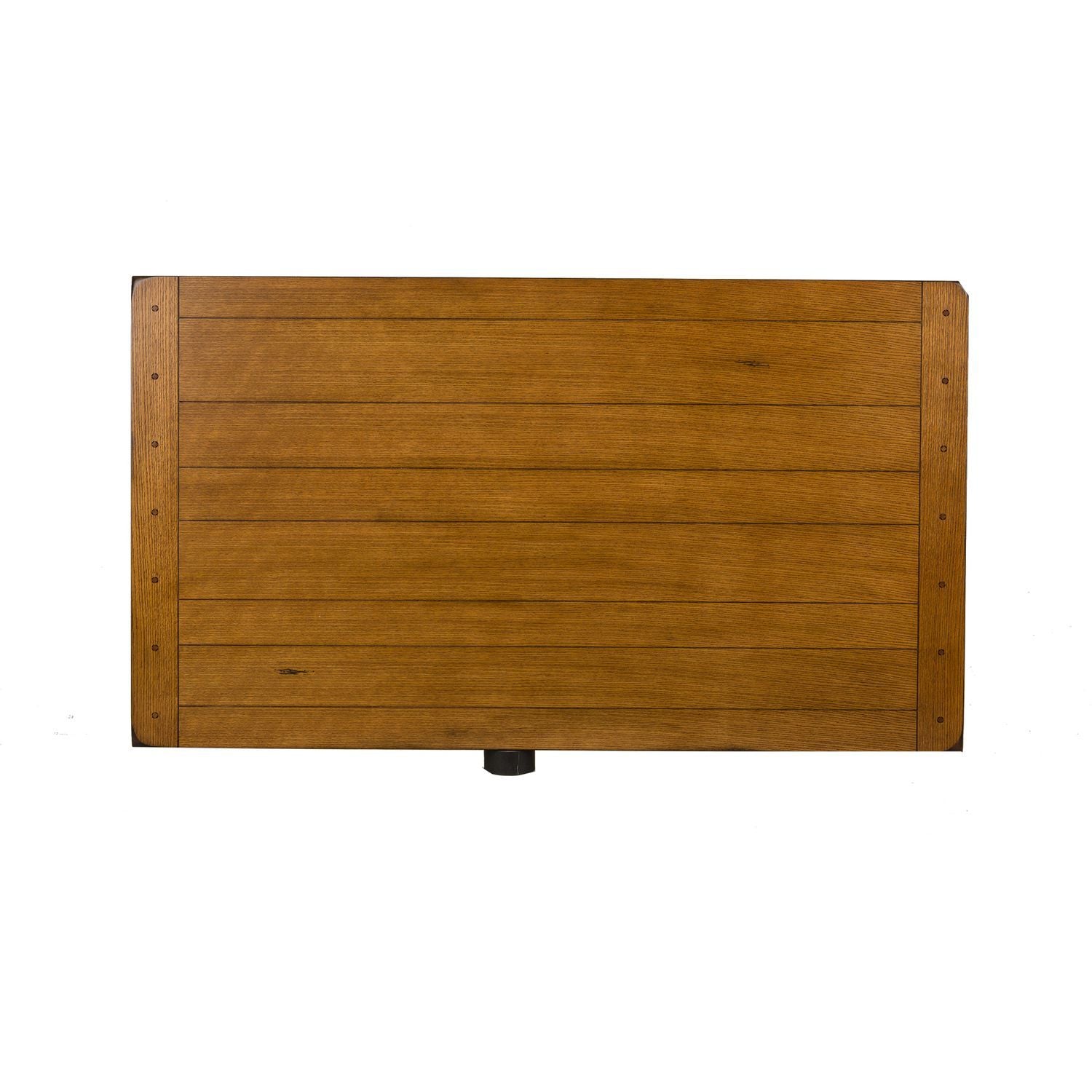 Treasures - Rectangular Leg Dining Table - Light Brown - Hornell Furniture Outlet