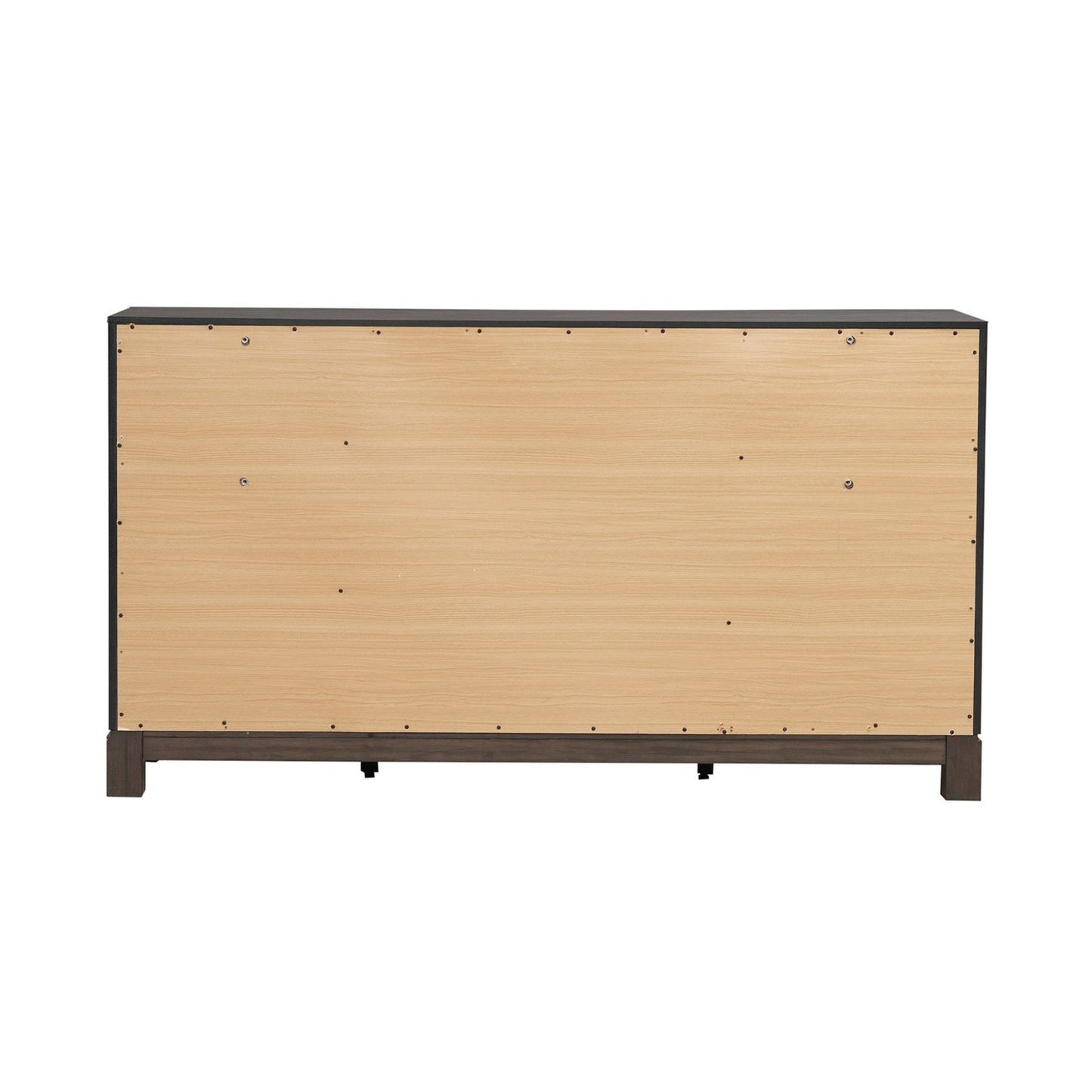 Modern Edge - 2 Door 6 Drawer Dresser - Brown - Hornell Furniture Outlet