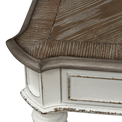 Magnolia Manor - Rectangular Cocktail Table - White - Hornell Furniture Outlet