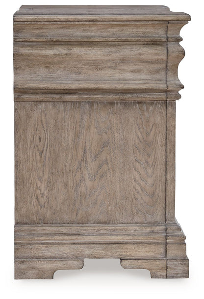 Blairhurst - Light Grayish Brown - Three Drawer Night Stand - Hornell Furniture Outlet