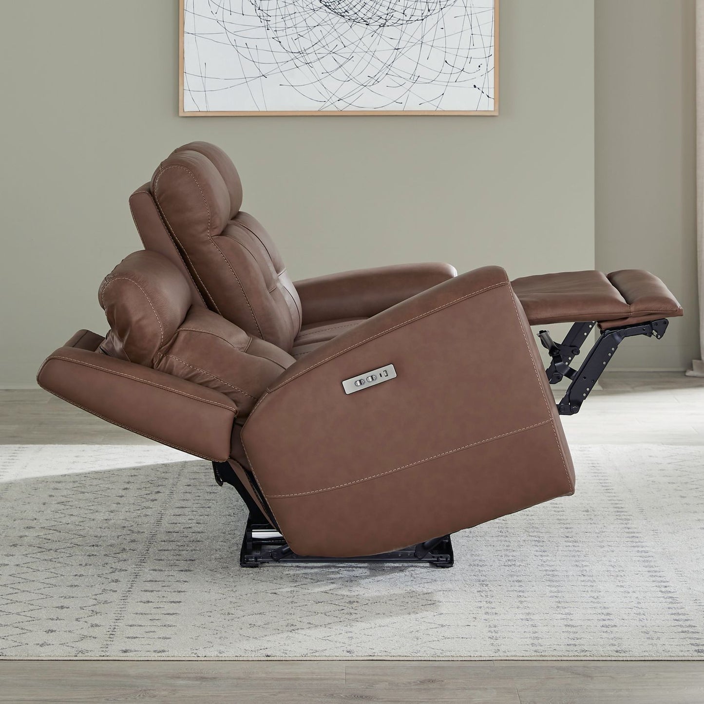 Beckham - Sofa P2 & ZG - Brown - Hornell Furniture Outlet