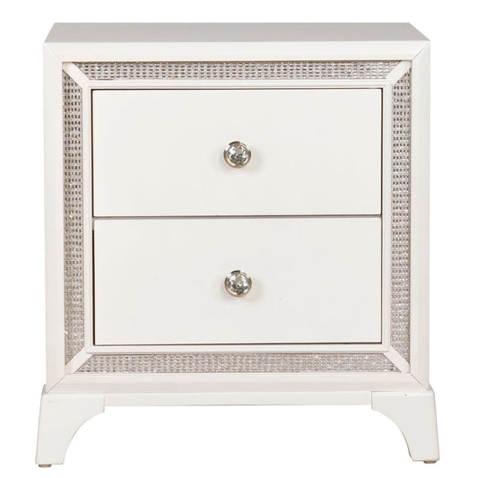 Cassie - Nightstand - Off - White - Hornell Furniture Outlet
