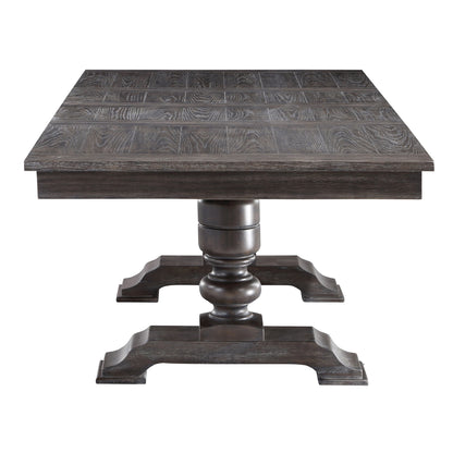 Hutchins - Dining Table - Dark Brown - Hornell Furniture Outlet