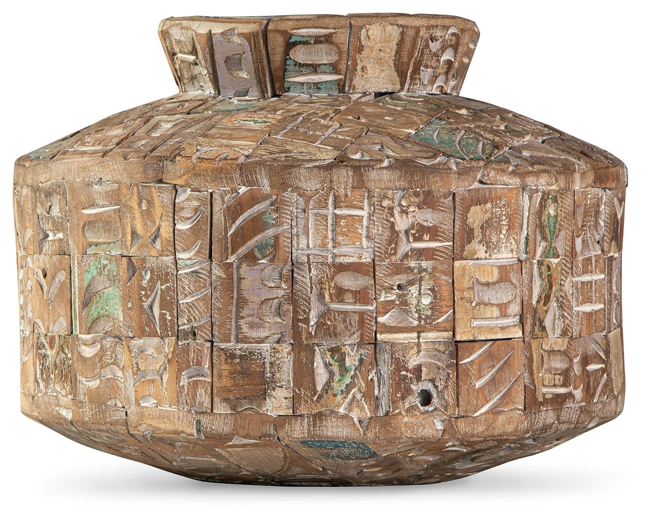 Meltland - Natural / Black - Vase - Square - Hornell Furniture Outlet