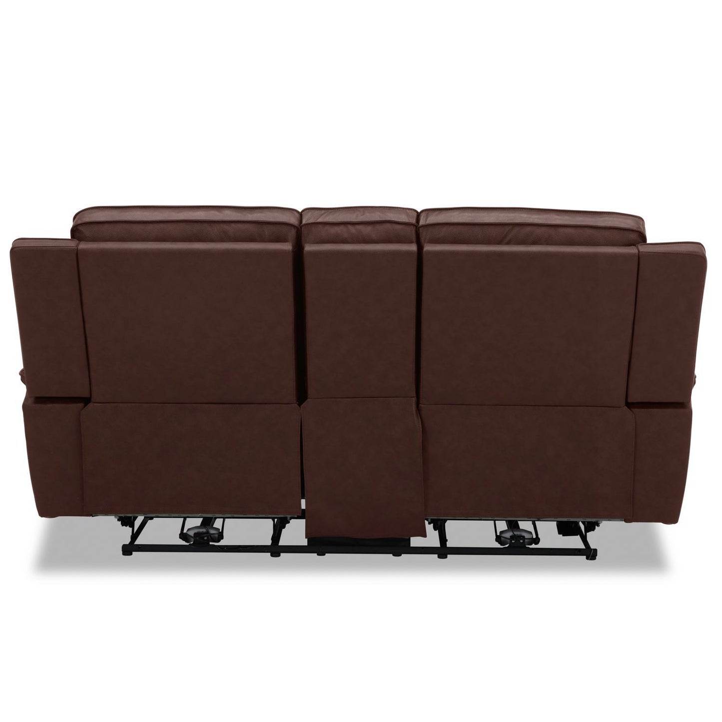 Avery - Loveseat With Console P2 - Cognac - Hornell Furniture Outlet