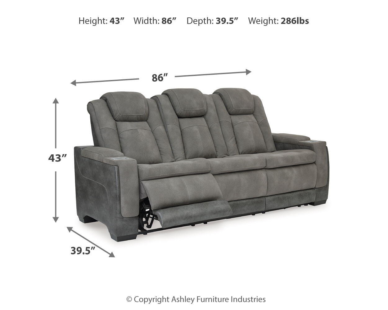 Next - Gen Durapella - Power Reclining Sofa - Hornell Furniture Outlet