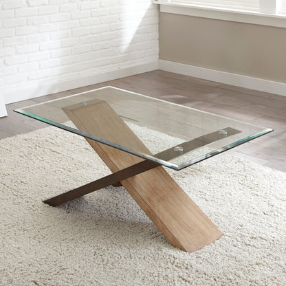 Tasha - Cocktail Table - Brown - Hornell Furniture Outlet