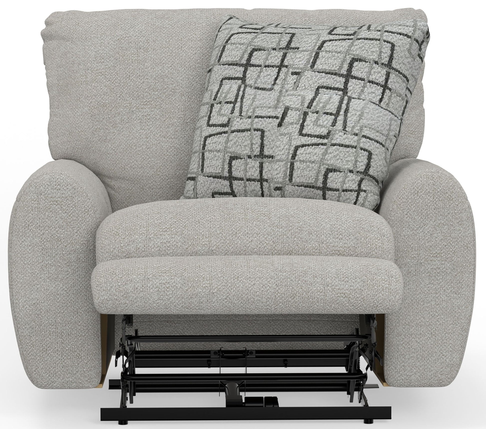 Maxwell - Power Deep Seat Lay Flat Recliner - Hornell Furniture Outlet