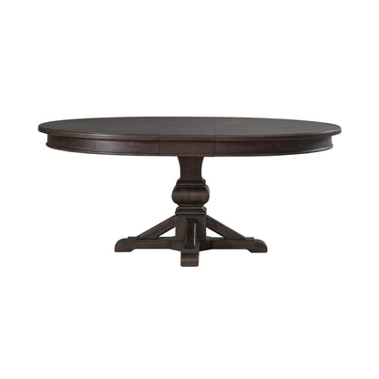 Paradise Valley - Pedestal Table - Dark Brown - Hornell Furniture Outlet