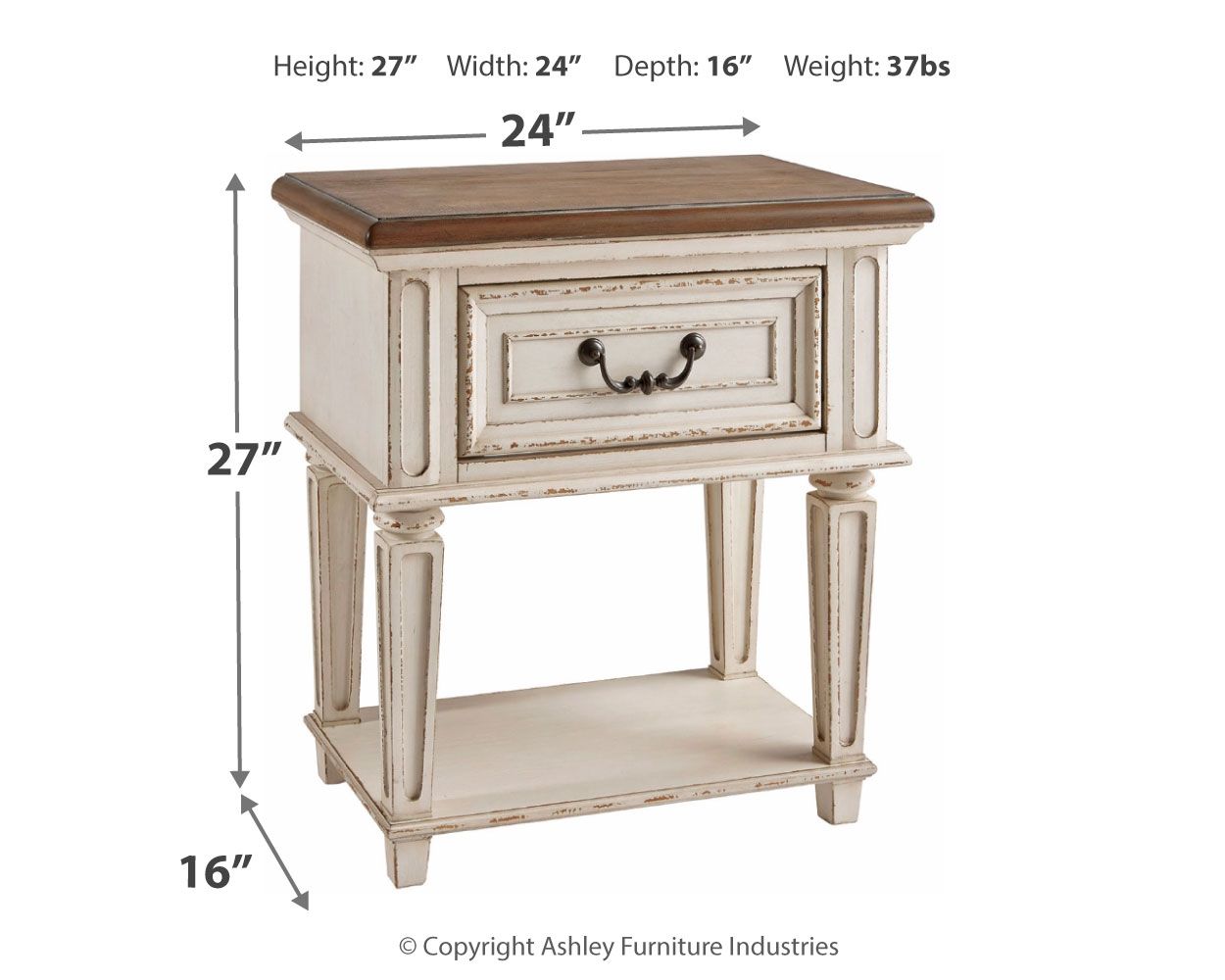 Realyn - Night Stand - Hornell Furniture Outlet