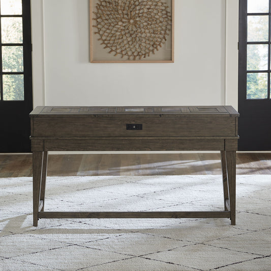 Arrowcreek - Console Bar Table - Dark Brown - Hornell Furniture Outlet