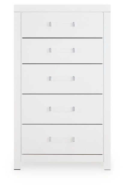 Maeling - Five Drawer Chest - Hornell Furniture Outlet