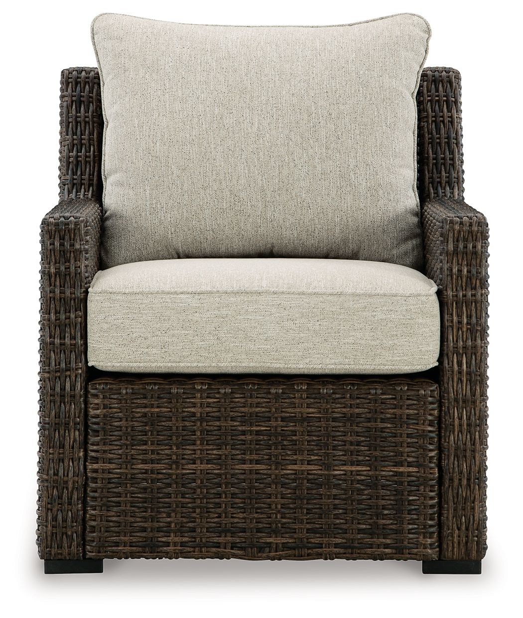 Brook Ranch - Brown - Lounge Chair With Cushion - Hornell Furniture Outlet