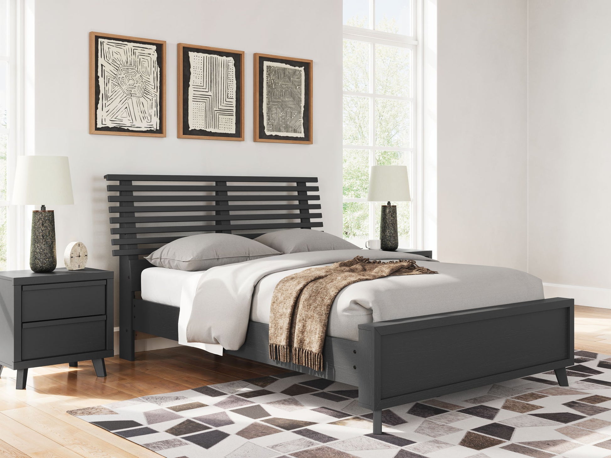Danziar - Slat Panel Bed - Hornell Furniture Outlet