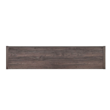 Modern Edge - 77" TV Console - Brown - Hornell Furniture Outlet