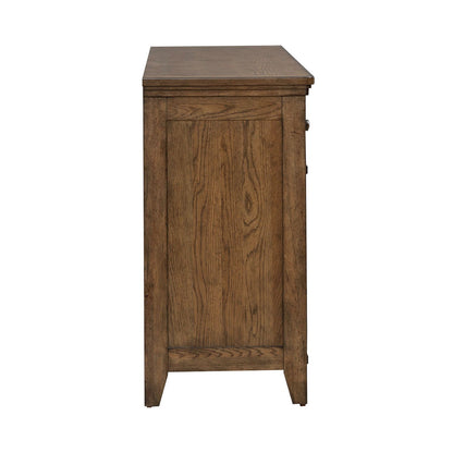 Carolina Park - 7 Drawer Dresser - Brown - Hornell Furniture Outlet