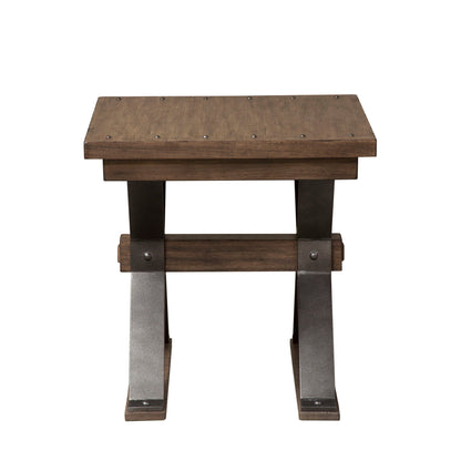 Sonoma Road - End Table - Light Brown - Hornell Furniture Outlet