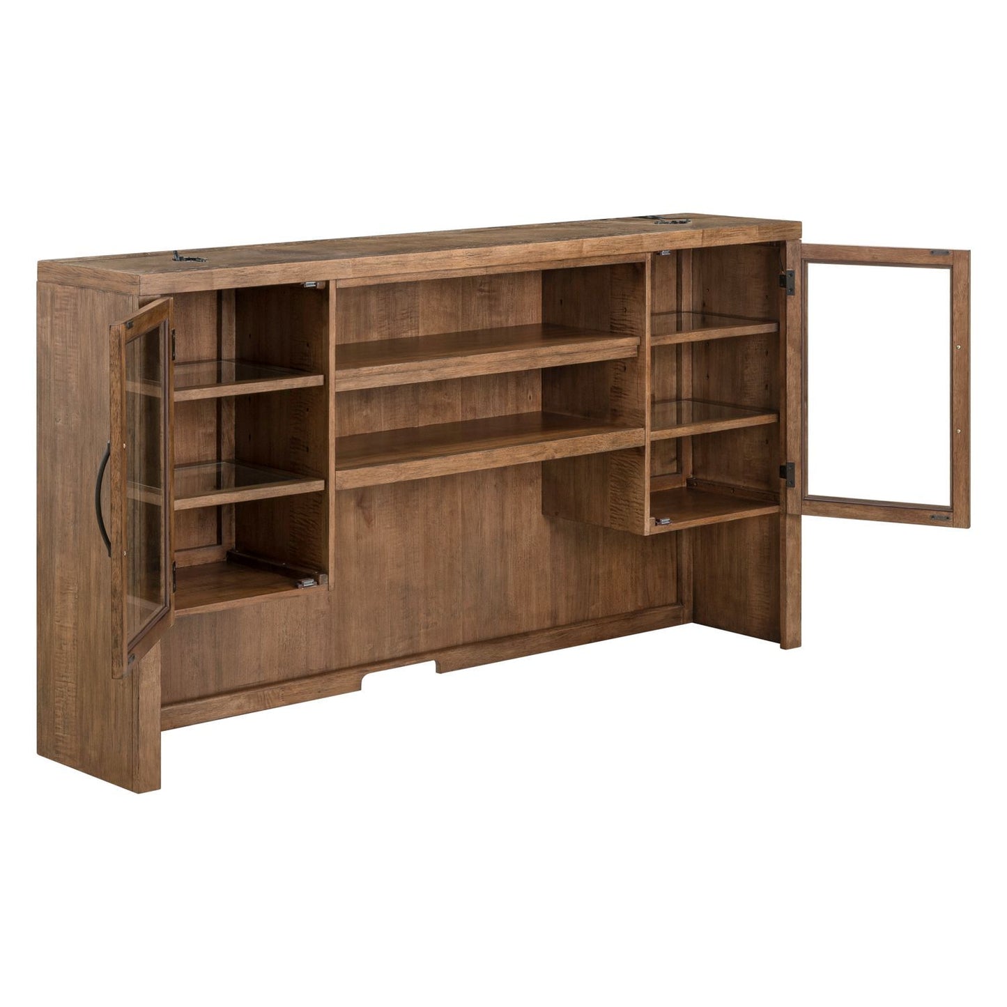 Shaker Lakes - Hutch - Harvest Brown - Hornell Furniture Outlet
