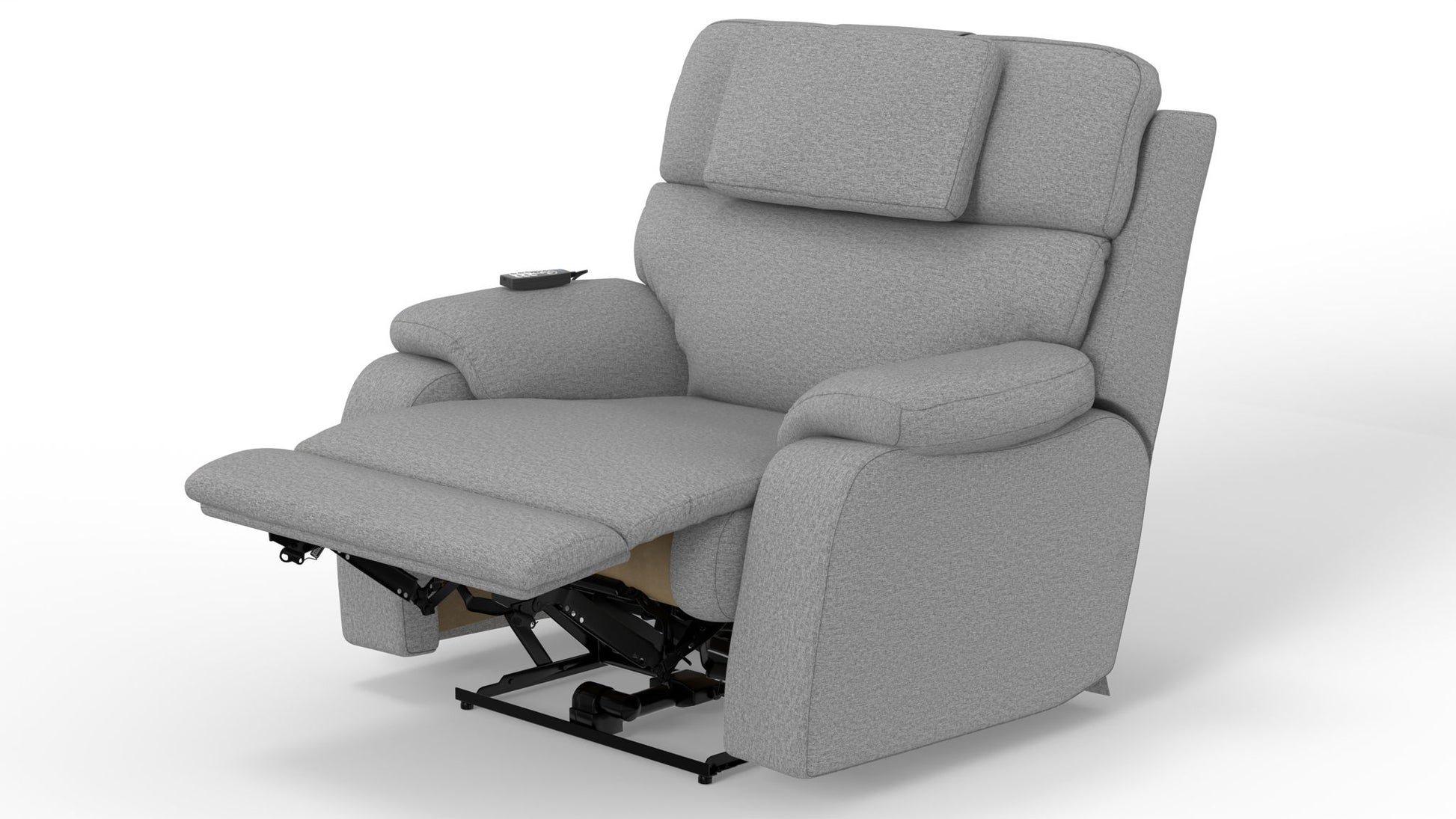 Dreamtime - 48" Power Headrest Power Lay Flat Recliner With CR3 Heat/Massage/Zero Gravity - Hornell Furniture Outlet