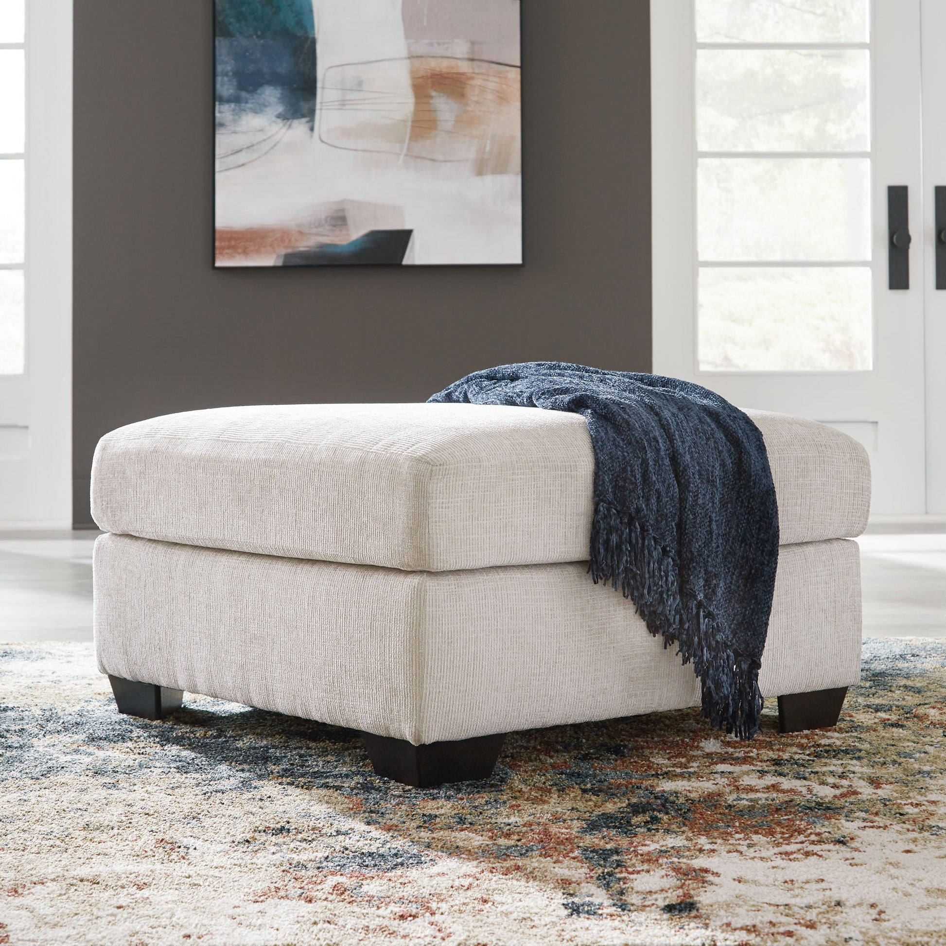 Aviemore - Oversized Accent Ottoman - Hornell Furniture Outlet