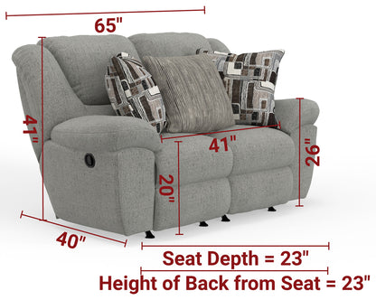 Trifecta - Reclining Loveseat - Hornell Furniture Outlet