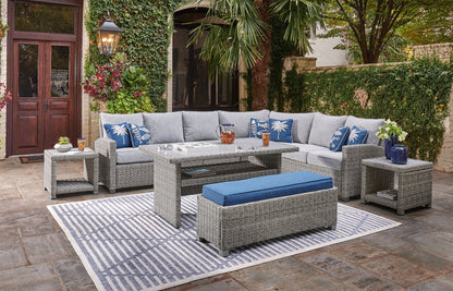 Naples Beach - Light Gray - RECT Multi - Use Table - Hornell Furniture Outlet