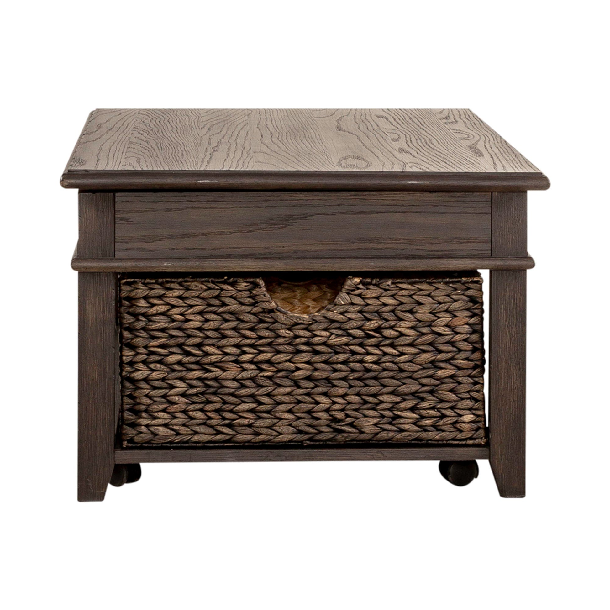 Mill Creek - Lift Top Cocktail Table - Dark Brown - Hornell Furniture Outlet
