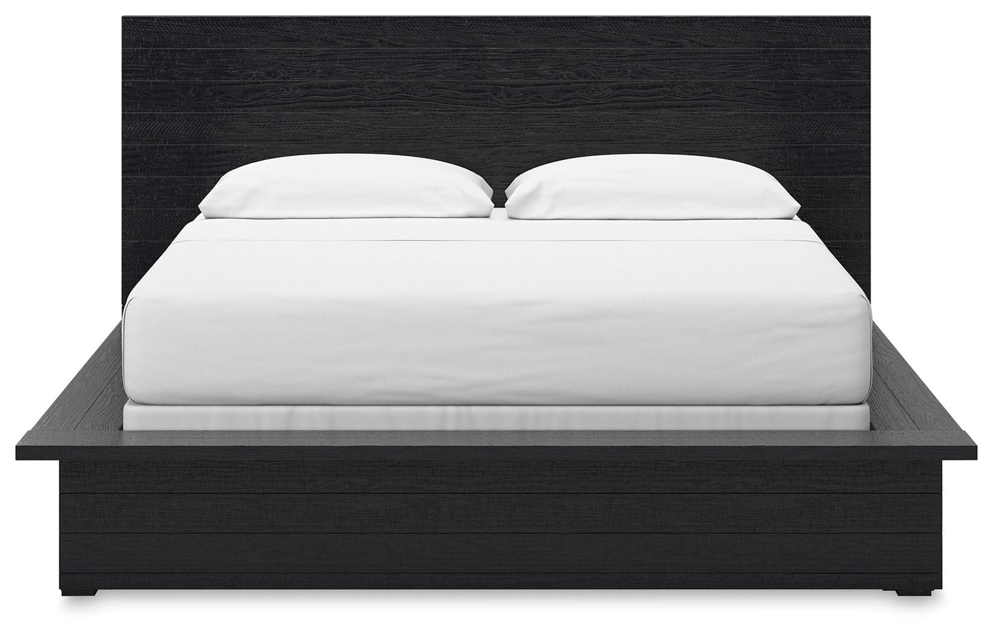 Londer - Black - California King Panel Bed - Hornell Furniture Outlet