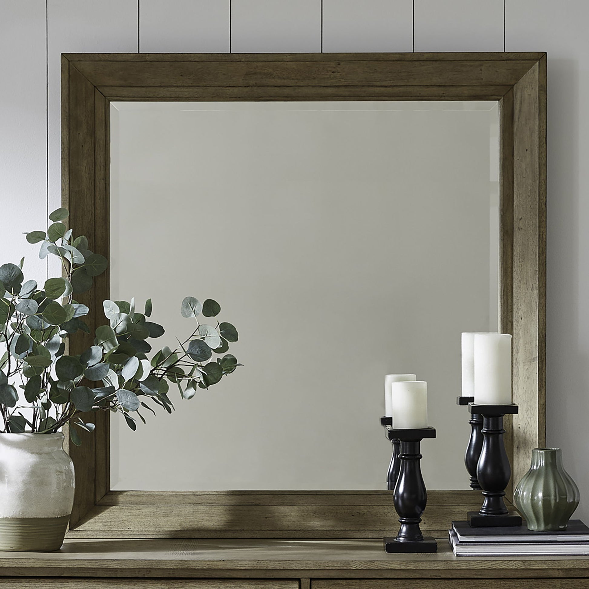 Grandpas Cabin - Mirror - Light Brown - Hornell Furniture Outlet