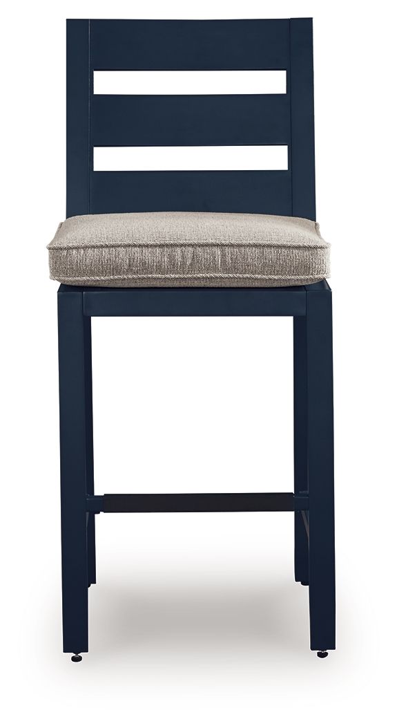 East Beach - Barstool (Set of 2) - Blue - Hornell Furniture Outlet