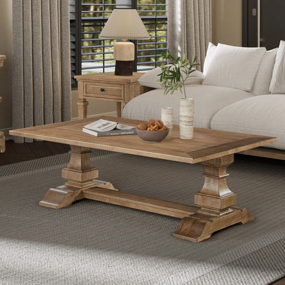 Haven Hills - Rectangular Cocktail Table - Camel Beige - Hornell Furniture Outlet