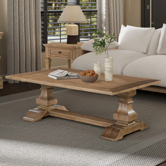 Haven Hills - Rectangular Cocktail Table - Camel Beige - Hornell Furniture Outlet