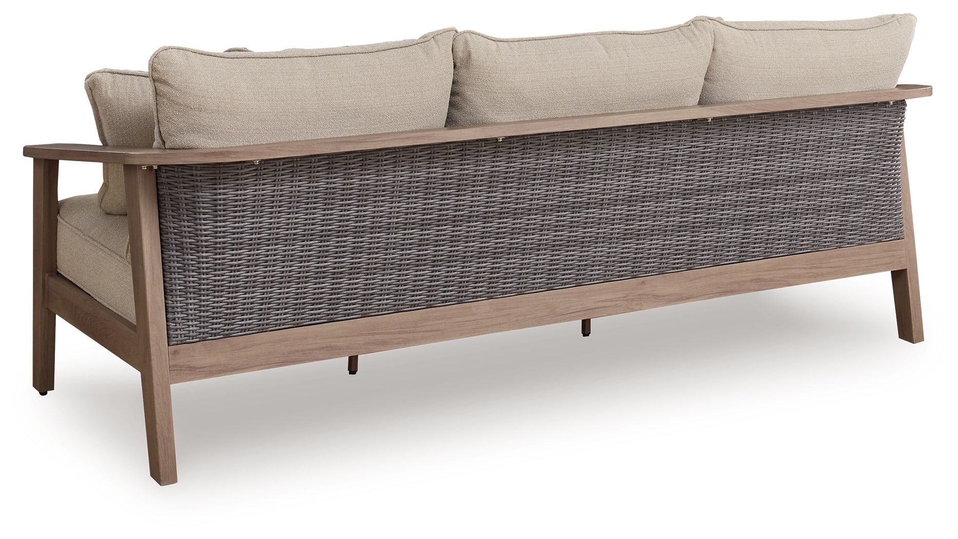 Harmony Headlands - Sofa With Cushion - Natural / Gray - Hornell Furniture Outlet
