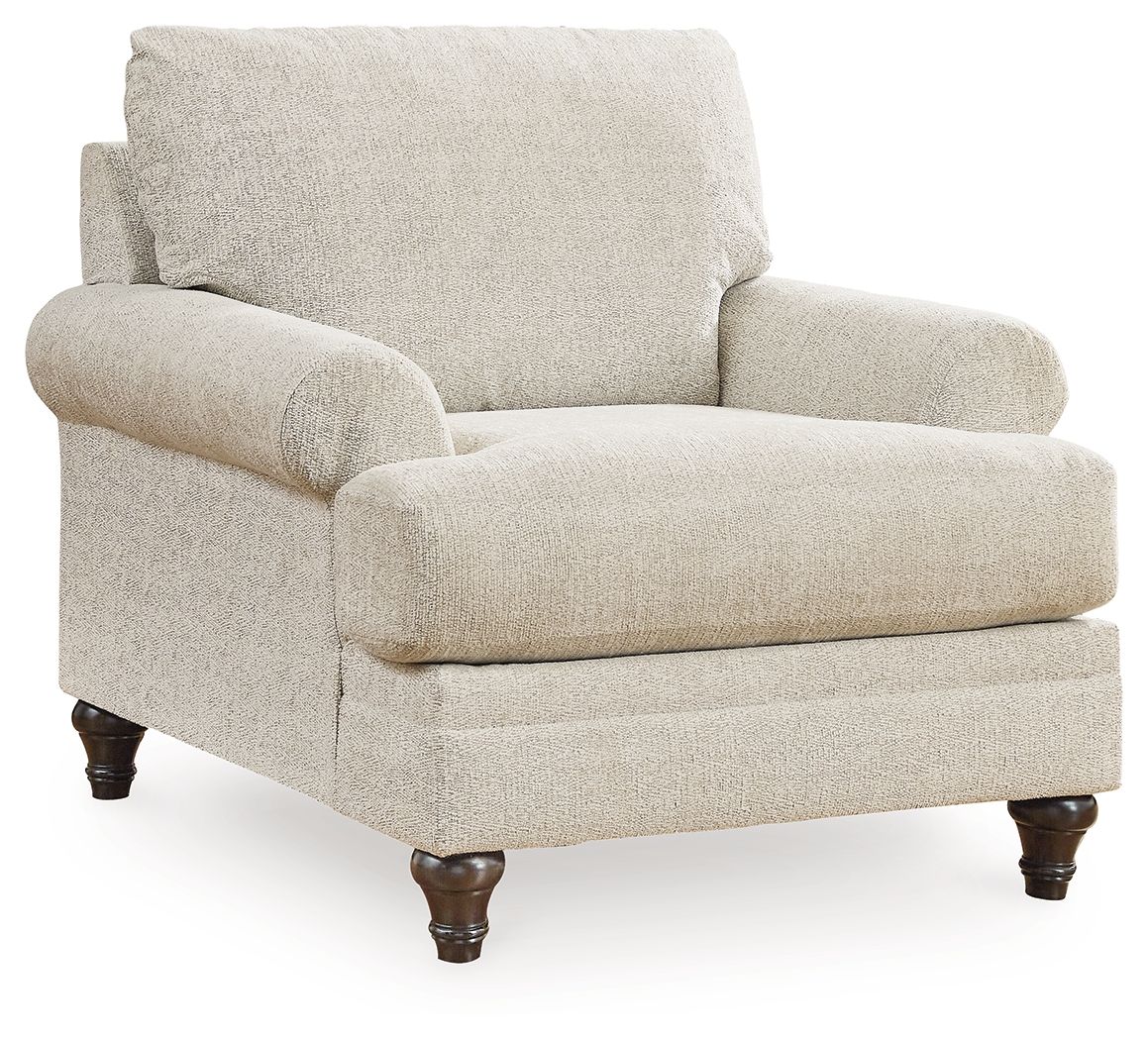 Valerani - Sandstone - 2 Pc. - Chair, Ottoman - Hornell Furniture Outlet